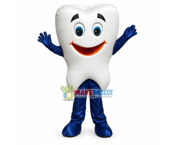 Deluxe Cartoon Tooth Mascot Costume Deluxe Cartoon Tooth Mascot Costume