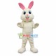 Lovely Light Yellow Rabbit Mascot Costume Adult Plush Lovely Light Yellow Rabbit Mascot Costume Adult Plush