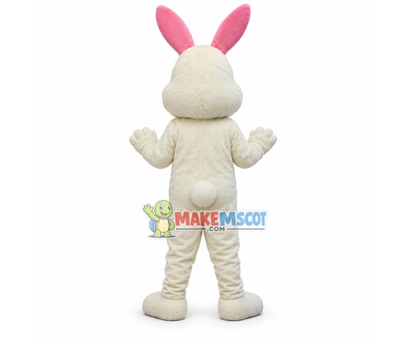 Lovely Light Yellow Rabbit Mascot Costume Adult Plush Lovely Light Yellow Rabbit Mascot Costume Adult Plush