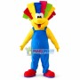 Lovely Clown With Colored Hair Mascot Costume	