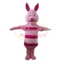 Timid Piglet Mascot Cartoon Character Costume	