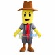 Cowboy Corn Mascot Costume Cowboy Corn Mascot Costume