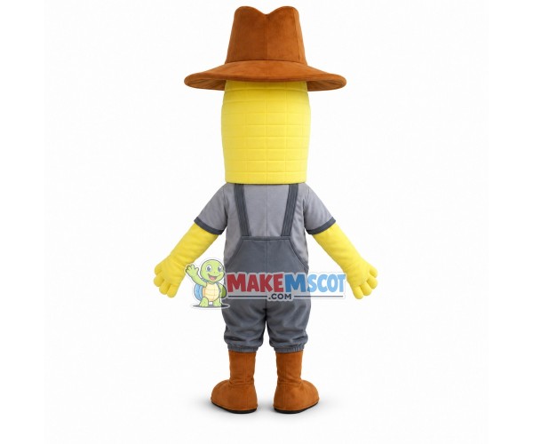 Cowboy Corn Mascot Costume Cowboy Corn Mascot Costume