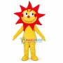 Scorching Sun Man Cartoon Mascot Costume 