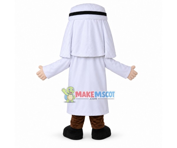 Arab Man Mascot Costume Arab Man Mascot Costume