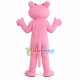 Mischievous Pink Panther Mascot Cartoon Character Costume Mischievous Pink Panther Mascot Cartoon Character Costume