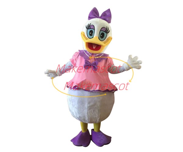 Sophisticated Daisy Duck Mascot Costume 