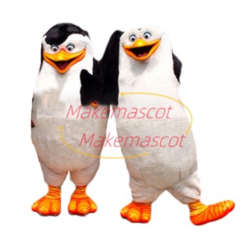 Leader Skipper the Penguin Mascot Costume Leader Skipper the Penguin Mascot Costume