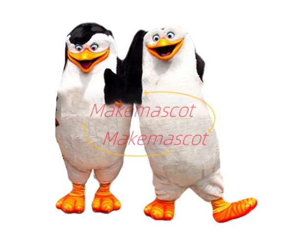 Leader Skipper the Penguin Mascot Costume Leader Skipper the Penguin Mascot Costume