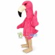 Pink Flamingo Mascot Costume Pink Flamingo Mascot Costume