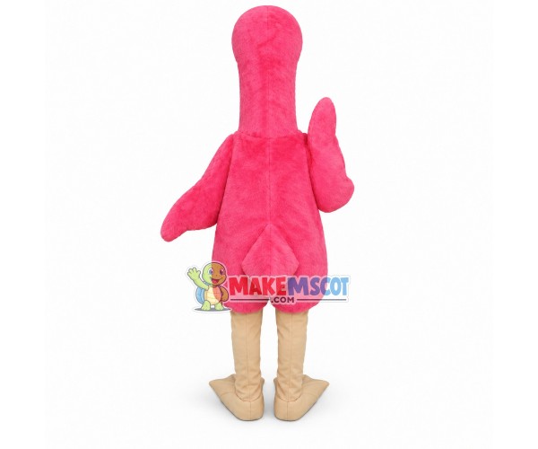 Pink Flamingo Mascot Costume Pink Flamingo Mascot Costume