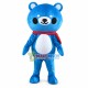 Blue Teddy Bear Cartoon Mascot Costume Blue Teddy Bear Cartoon Mascot Costume