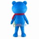 Blue Teddy Bear Cartoon Mascot Costume Blue Teddy Bear Cartoon Mascot Costume