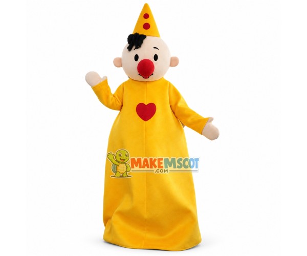 Bumba the Little Clown Mascot Costume Bumba the Little Clown Mascot Costume