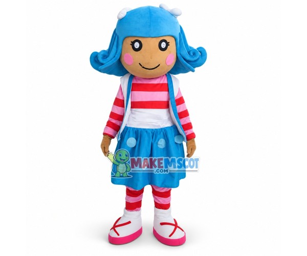 Enthusiastic Mittens Fluff 'N' Stuff Mascot Costume Enthusiastic Mittens Fluff 'N' Stuff Mascot Costume