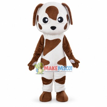 Cute Brown Dalmatian Puppy Mascot Costume Cute Brown Dalmatian Puppy Mascot Costume