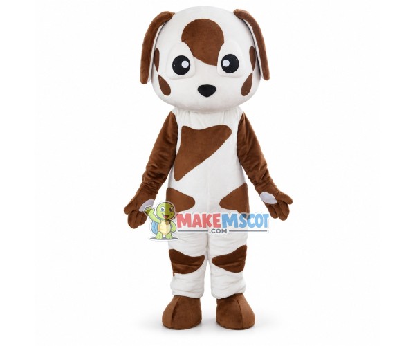 Cute Brown Dalmatian Puppy Mascot Costume Cute Brown Dalmatian Puppy Mascot Costume