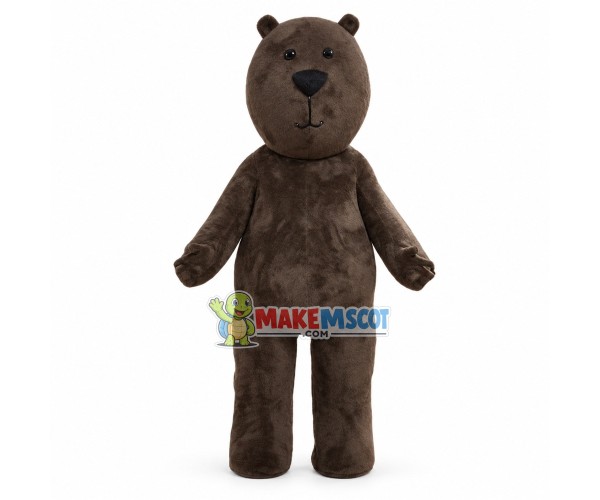 Frowning Brown Bear Mascot Costume For adult Frowning Brown Bear Mascot Costume For adult