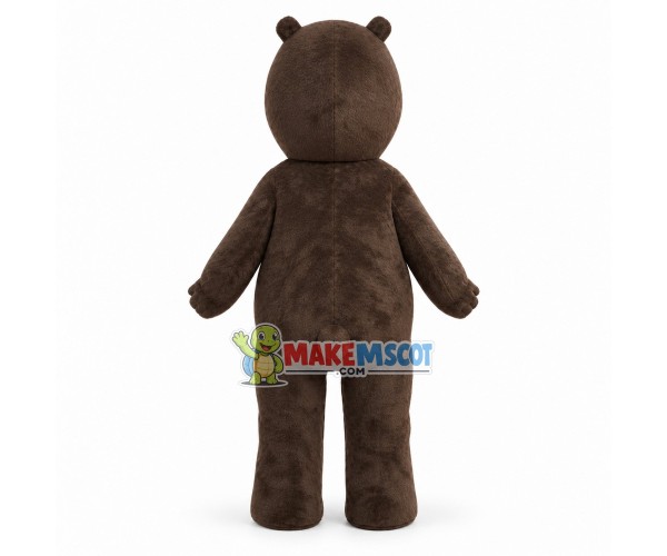 Frowning Brown Bear Mascot Costume For adult Frowning Brown Bear Mascot Costume For adult