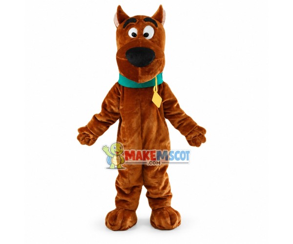 Cowardly Scooby Doo the Great Dane Mascot Costume Cowardly Scooby Doo the Great Dane Mascot Costume