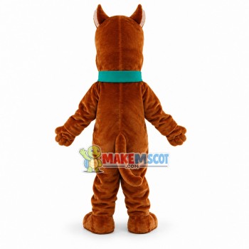 Cowardly Scooby Doo the Great Dane Mascot Costume Cowardly Scooby Doo the Great Dane Mascot Costume