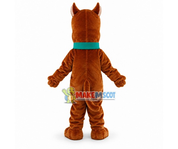 Cowardly Scooby Doo the Great Dane Mascot Costume Cowardly Scooby Doo the Great Dane Mascot Costume