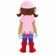 Adventurous Pirate Girl Izzy Mascot Costume Adventurous Pirate Girl Izzy Mascot Costume