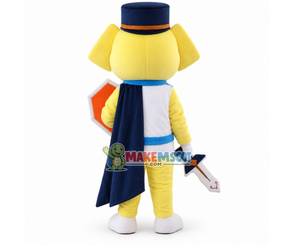 Warrior Corgi Dog Mascot Costume Warrior Corgi Dog Mascot Costume