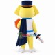 Warrior Corgi Dog Mascot Costume Warrior Corgi Dog Mascot Costume