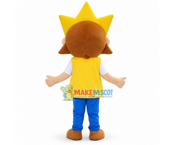 Lively Girl Mascot Costume Lively Girl Mascot Costume