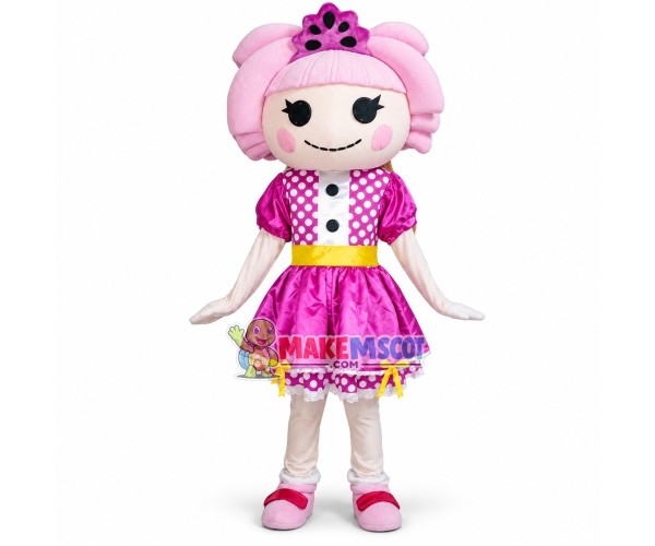 Graceful Princess Jewel Sparkles Mascot Costume Graceful Princess Jewel Sparkles Mascot Costume