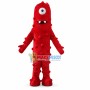 Outgoing Muno the Red Cyclops Mascot Adult Costume 