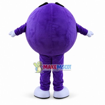 Lightweight Cartoon Purple Chocolate Candy Mascot Adult Costume Lightweight Cartoon Purple Chocolate Candy Mascot Adult Costume