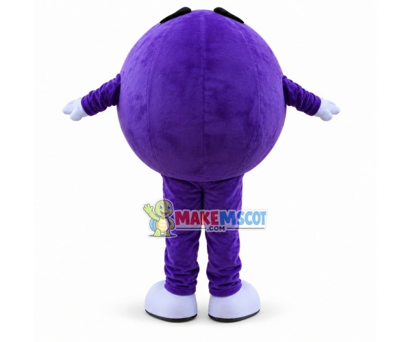 Lightweight Cartoon Purple Chocolate Candy Mascot Adult Costume Lightweight Cartoon Purple Chocolate Candy Mascot Adult Costume