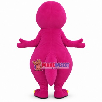 Wise Barney the Dinosaur Mascot Adult Costume Wise Barney the Dinosaur Mascot Adult Costume