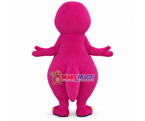 Wise Barney the Dinosaur Mascot Adult Costume 