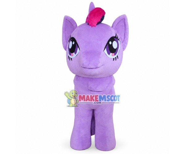 Twilight Sparkle the Purple Pony My Little Pony Mascot Adult Costume Twilight Sparkle the Purple Pony My Little Pony Mascot Adult Costume