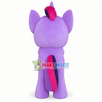 Twilight Sparkle the Purple Pony My Little Pony Mascot Adult Costume Twilight Sparkle the Purple Pony My Little Pony Mascot Adult Costume