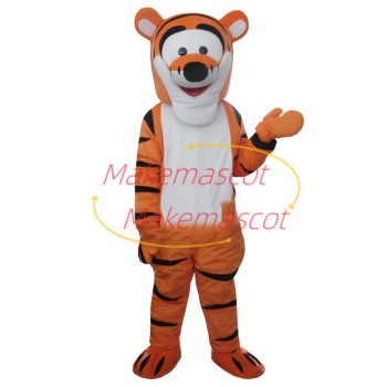 Confident Tigger Mascot Costume Confident Tigger Mascot Costume