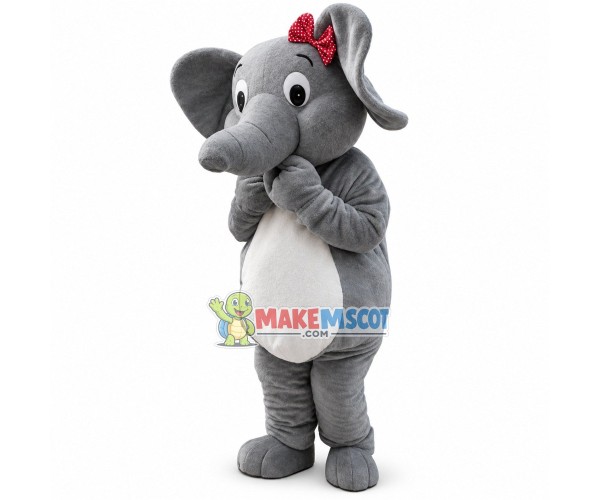 Cute Girl Elephant Lightweight Mascot Cartoon Costume 