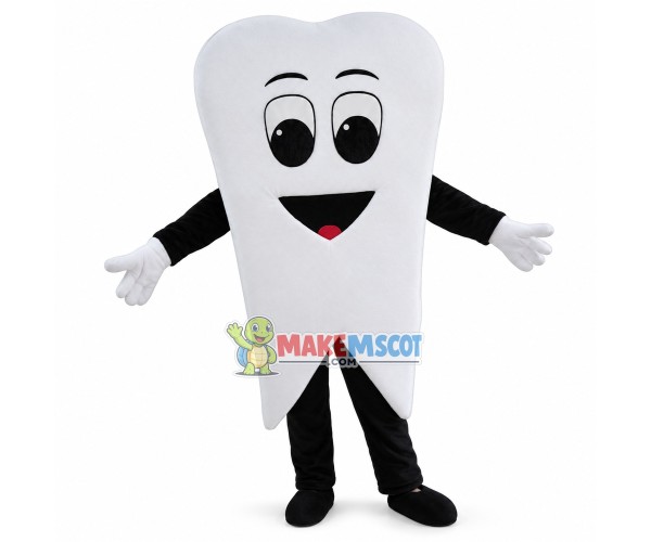 Huge Cartoon Tooth Mascot Costume Huge Cartoon Tooth Mascot Costume