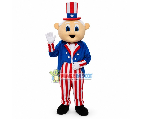 American Uncle Sam Mascot Costume American Uncle Sam Mascot Costume