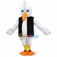 American White Ibis In Black Vest Mascot Costume American White Ibis In Black Vest Mascot Costume
