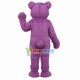 Purple Teddy Bear Long Fur Mascot Costume Purple Teddy Bear Long Fur Mascot Costume