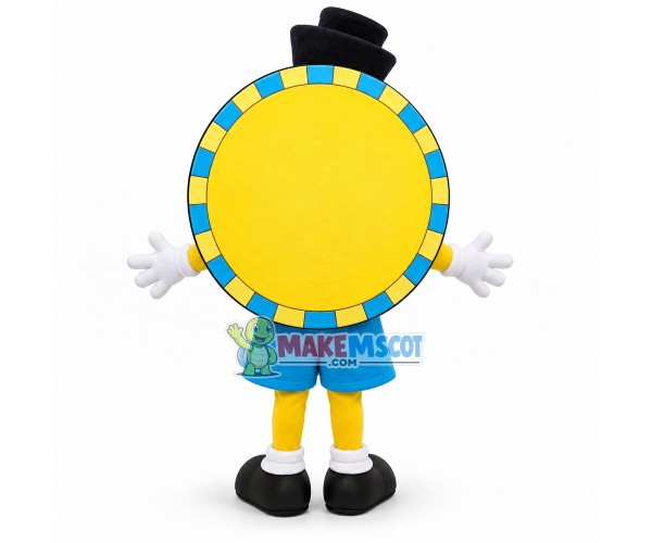 School Attendance Clock Mascot Costume 