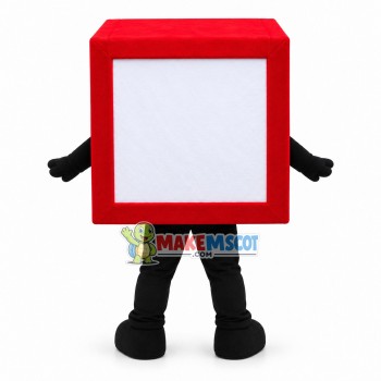 CubeSmart Cubie Mascot Costume CubeSmart Cubie Mascot Costume