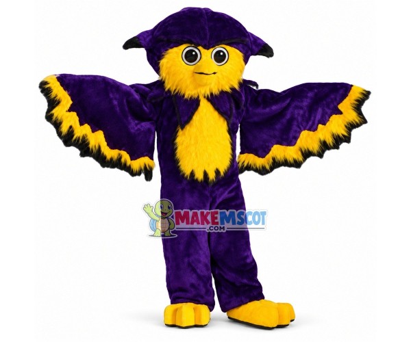 New Custom Made Purple Owl Mascot Costume New Custom Made Purple Owl Mascot Costume