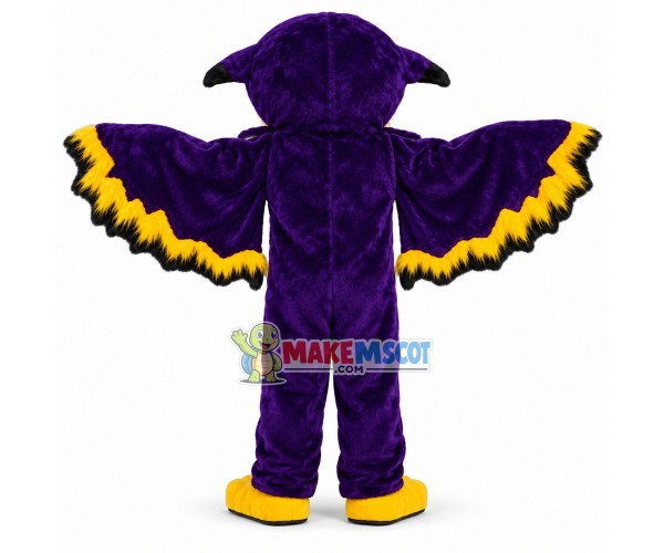 New Custom Made Purple Owl Mascot Costume New Custom Made Purple Owl Mascot Costume