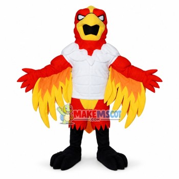 University Power Phoenix Mascot Costume University Power Phoenix Mascot Costume