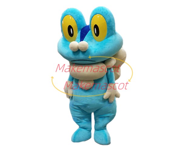 Bubble Frog Froakie Pokemon Mascot Costume Bubble Frog Froakie Pokemon Mascot Costume